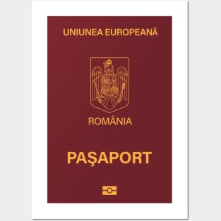 Romanian passport Posters and Art